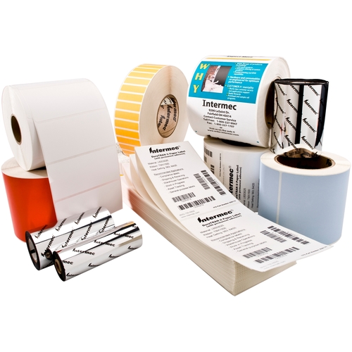 Intermec DuraTRAN II Gloss Polyester Label - 3" Width x 1" Length - Permanent Adhesive - Rectangle - Thermal Transfer - Polyester - 5333 / Roll - 4 / Case - Durable, Perforated, Tear Resistant, Smear Resistant, Abrasion Resistant, Heat Resistant, Self-adh