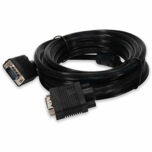 AddOn 6ft (1.8M) VGA High Resolution Monitor Cable - Male to Male - 6 ft VGA A/V Cable for Audio/Video Device, Monitor - First End: 1 x 15-pin HD-15 - Male - Second End: 1 x 15-pin HD-15 - Male - Black