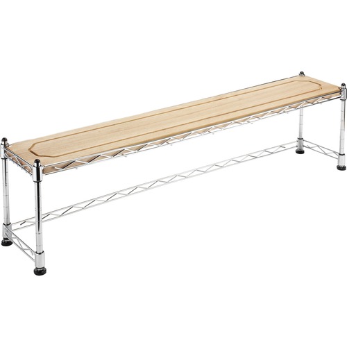 Whitmor Drying Rack - 9.3" Height x 35.8" Width x 6.6" Depth - Birch