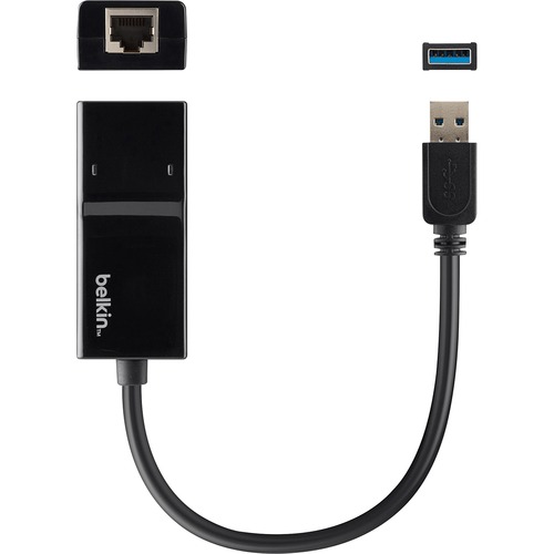 Picture of Belkin USB 3.0 to Gigabit Ethernet GbE Network Adapter 10/100/1000