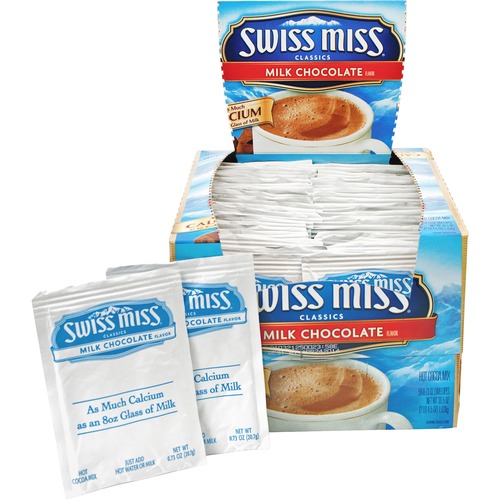 Swiss Miss Hot Chocolate Mix - Powder - Cocoa Flavor - 20.7 g - 50 / Box