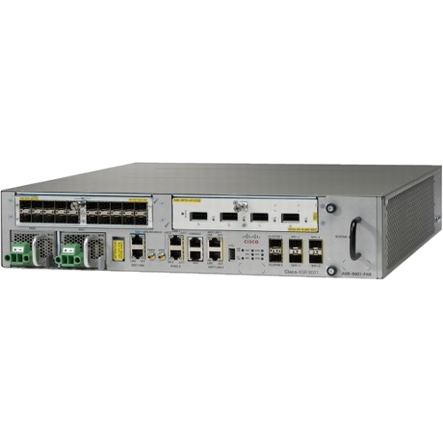 Cisco ASR 9001 Router - PoE Ports - Management Port - 7 - 8 GB - 2U - Rack-mountable - 1 Year