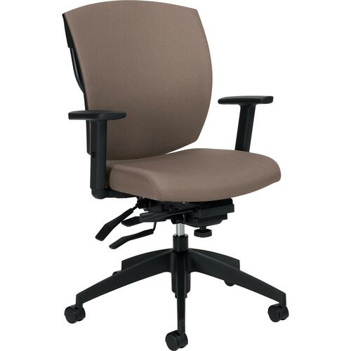 Global Ibex Medium Back Multi-Tilter Chair - Canyon Polyester Seat