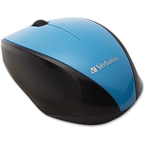 Verbatim Wireless Notebook Multi-Trac Blue LED Mouse - Blue - Blue Optical - Wireless - Radio Frequency - 2.40 GHz - Blue - 1 Pack - USB 2.0 - Scroll Wheel - 3 Button(s) = VER97993