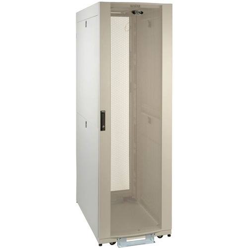 Tripp Lite by Eaton 42U SmartRack White Standard-Depth Rack Enclosure Cabinet with doors & side panels - 42U Rack Height x 19" Rack Width - White - 2250 lb Dynamic/Rolling Weight Capacity - 3000 lb Static/Stationary Weight Capacity