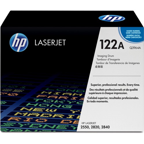 HP 122A Printer Drum - Laser Print Technology - 20000 Black, 5000 Color - 1 Each - Laser Printer Drums - HEWQ3964A