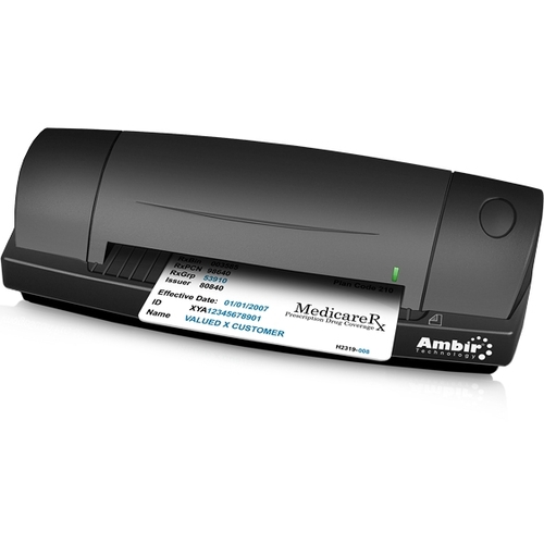 Ambir DS687 Sheetfed Scanner - 600 dpi Optical - 48-bit Color - 8-bit Grayscale - Duplex Scanning - USB