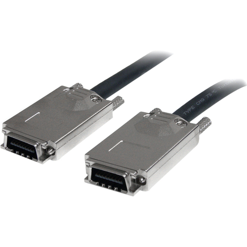 StarTech.com 2m Infiniband External SAS Cable - SFF-8470 to SFF-8470 - Connect your SFF-8470 SAS storage devices with a high-performance, TAA-Compliant solution - SFF-8470 to SFF-8470 - Infiniband Cable - Eexternal SAS Cable - SFF-8470 Cable - Infiniband 