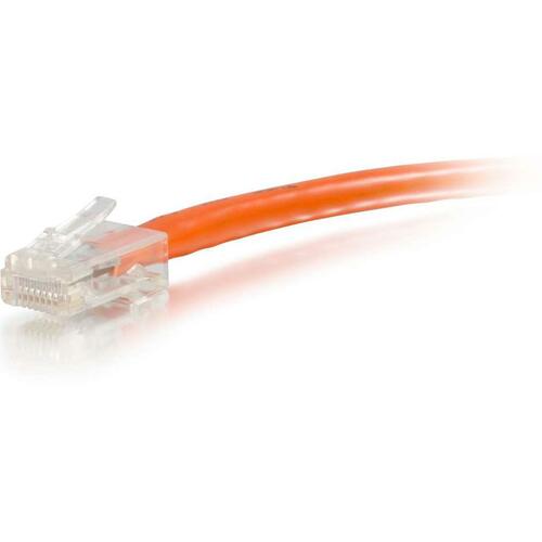 C2G-1ft Cat6 Non-Booted Unshielded (UTP) Network Patch Cable - Orange - Category 6 for Network Device - RJ-45 Male - RJ-45 Male - 1ft - Orange