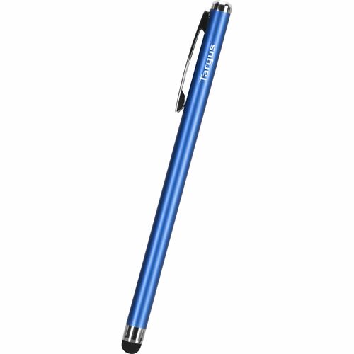 Targus Slim Stylus Pen for Smartphones (Metallic Blue) - Capacitive Touchscreen Type Supported - 0.24" - Rubber - Metallic Blue - Tablet, Smartphone Device Supported