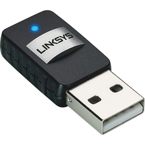 Linksys AE6000 IEEE 802.11ac Wi-Fi Adapter for Desktop Computer/Notebook - USB - 430 Mbit/s - 2.40 GHz ISM - 5 GHz UNII - External