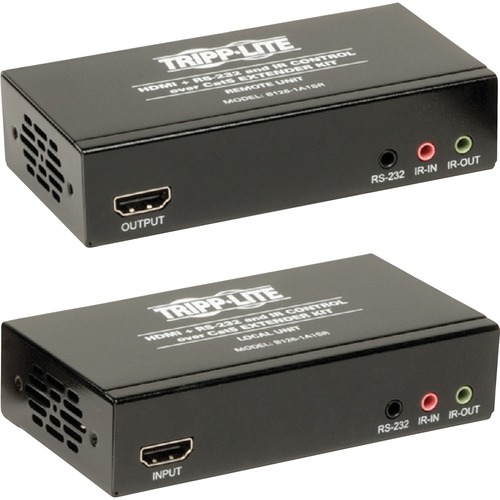 Picture of Tripp Lite HDMI over Cat5/6 Extender Kit Transmitter/Receiver 4K Serial and IR Control Up to 328 ft. (100 m) TAA
