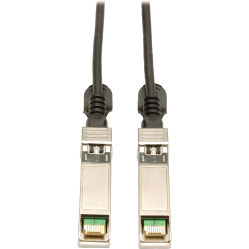 Tripp Lite 6M SFP+ 10Gbase-CU Twinax Passive Copper Cable Black 20ft 20' - 19.70 ft SFP+ Network Cable for Network Device - First End: 1 x SFF-8431 SFP+ Network - Male - Second End: 1 x SFF-8431 SFP+ Network - Male - Black