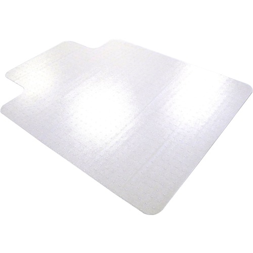 Cleartex Advantagemat For Deep Pile Carpet - Carpeted Floor, Floor, Home, Office - 60" Length x 48" Width x 0.157" Thickness - Polyvinyl Chloride (PVC) - Clear