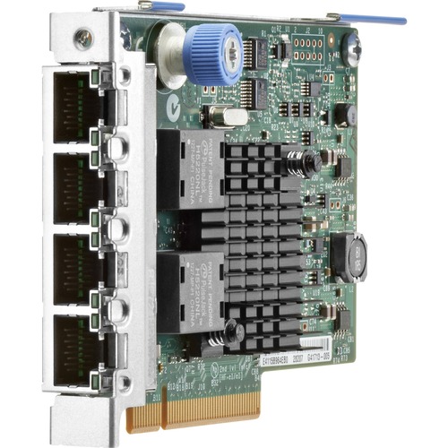 HPE Ethernet 1Gb 4-Port 366FLR Adapter - PCI Express x4 - 4 Port(s) - 4 x Network (RJ-45) - Twisted Pair - 10/100/1000Base-T - Plug-in Card