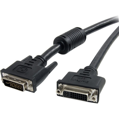 StarTech.com 10 ft DVI-I Dual Link Digital Analog Monitor Extension Cable M/F - Extend your DVI-I (dual link) connection by 10ft - 10 ft DVI Male to Female Cable - 10ft DVI-I Extension Cable - 10ft DVI Dual Link Extension Cable - DVI-I Dual Link Digital A