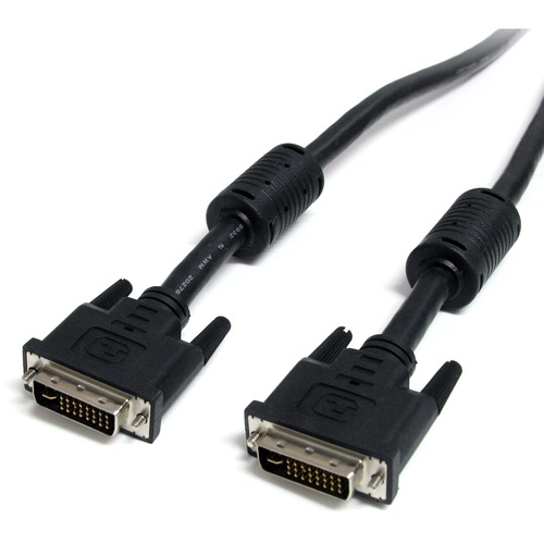 StarTech.com 6 ft DVI-I Dual Link Digital Analog Monitor Cable M/M - Provides a high speed, crystal clear connection between your DVI devices - DVI-I Dual Link Cable - DVI-I Cable - 6 feet Male to Male DVI-I Cable - 6ft DVI-I Dual Link Digital Analog Moni