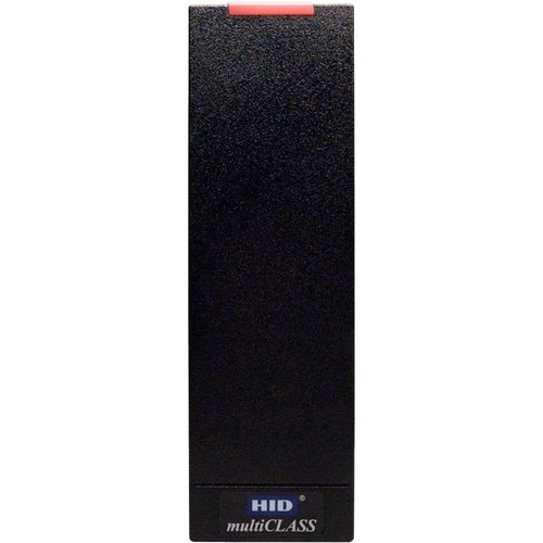 HID multiCLASS RP15 6145C Smart Card Reader - Contactless - Cable - 4" Operating Range - Wiegand, Pigtail - Box Mount, Mullion Mount, Flat Surface - Black