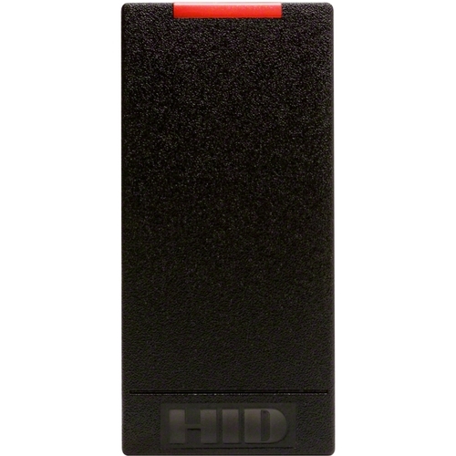 HID iCLASS R10 6100C Smart Card Reader - Contactless - Cable - 3.25" Operating Range - Wiegand, Pigtail - Mullion Mount, Surface Mount - Black