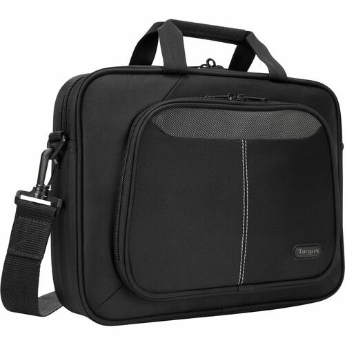 Targus Intellect TBT248US Carrying Case Sleeve with Strap for 12.1" Notebook, Netbook - Black - Nylon Exterior Material - Shoulder Strap, Handle - 10" Height x 13.3" Width x 3" Depth - 1.59 gal Volume Capacity - Retail
