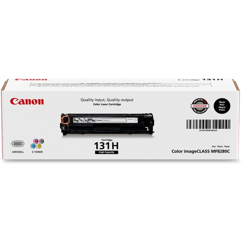 Canon CRG-131 Original Toner Cartridge - Laser - High Yield - 2400 Pages - Black - 1 Each - Copier Toners - CNM6273B001