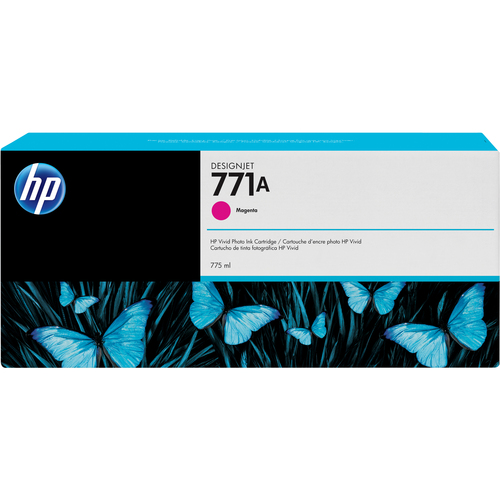 HP 771A Original Inkjet Ink Cartridge - Magenta - 3 / Pack - Inkjet - 3 / Pack