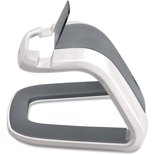 Fellowes I-Spire Series™ Tablet Lift - Vertical, Horizontal - 4.6" x 8.4" x 5.4" x - Plastic - 1 Each - White, Gray