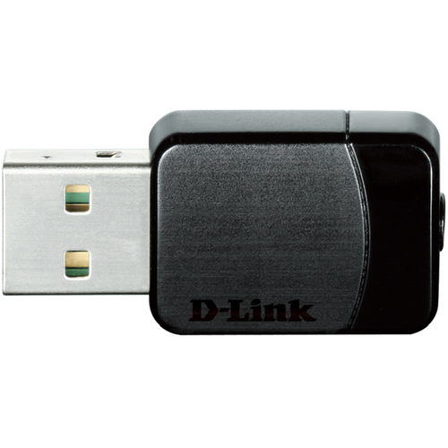 D-Link DWA-171 IEEE 802.11ac Wi-Fi Adapter for Desktop Computer/Notebook - USB - 433 Mbit/s - 2.40 GHz ISM - 5 GHz UNII - External - Wireless Routers - DLIDWA171