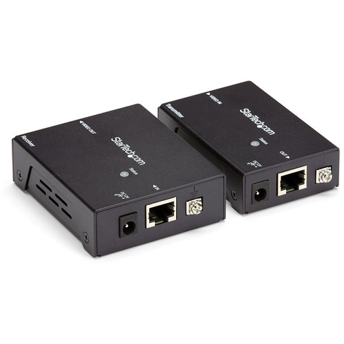 StarTech.com HDMI over CAT5e HDBaseT Extender - Power over Cable - Ultra HD 4K - Extend HDMI® up to 230ft (70m) over a single CAT 5e / Cat 6 cable with Power over Cable to Receiver - HDMI® Over Single CAT5e or CAT6 Ethernet Extender with Power Ove