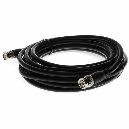 AddOn 5m BNC/BNC 20 AWG Solid Type 734A Plenum Simplex DS-3 Coaxial Cable - 16.4 ft Coaxial Antenna Cable for Antenna - First End: 1 x BNC Antenna - Second End: 1 x BNC Antenna