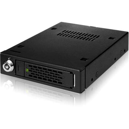 Icy Dock ToughArmor MB991SK-B Drive Enclosure - Serial ATA Host Interface Internal - Matte Black - 1 x Total Bay - 1 x 2.5" Bay