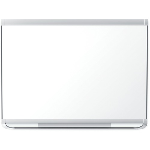 Quartet Prestige 2 Porcelain Magnetic Whiteboard, Aluminum Finish Frame, 4' x 3'