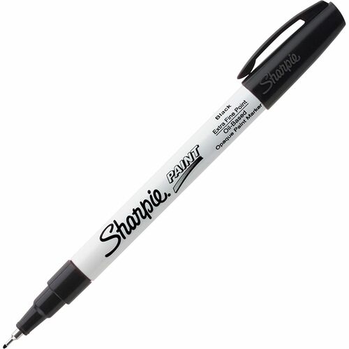 Sharpie Extra Fine oil-Based Paint Marker - Extra Fine Marker Point - Black Ink - Oil Based - 1 Each