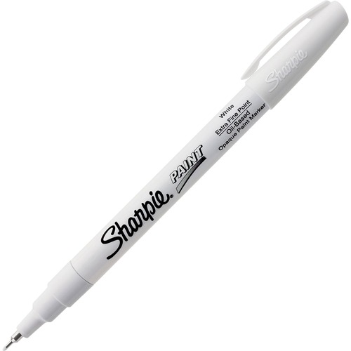 Sharpie Oil-Based Paint Marker - Extra Fine Point - Extra Fine Marker Point - White Oil Based Ink - 1 Each
