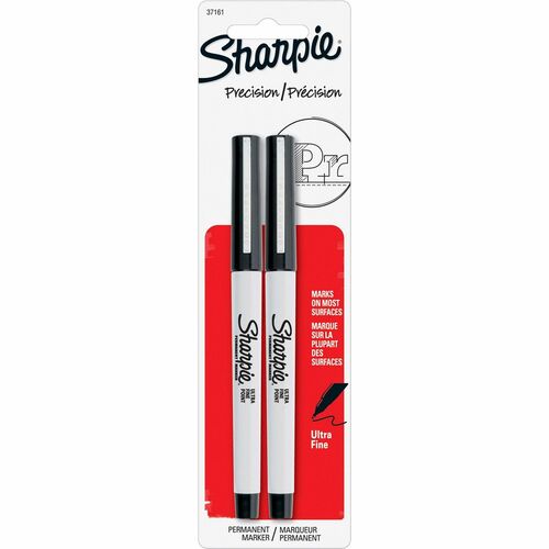 Sharpie Ultra Fine Point Permanent Marker - Ultra Fine Marker Point - Black Ink - 2 / Pack