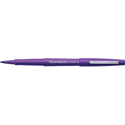 Paper Mate Flair Porous Point Pen - Purple Water Based Ink - 1 Each - Felt-tip/Porous Point Pens - PAP1806704
