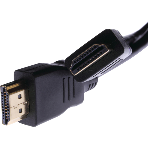 Unirise HDMI A/V Cable - 3 ft HDMI A/V Cable for Audio/Video Device - First End: 19-pin HDMI 1.4a Type A Digital Audio/Video - Male - Second End: 19-pin HDMI 1.4a Type A Digital Audio/Video - Male - Shielding - Gold Plated Connector - 28 AWG - Black