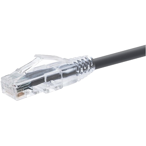  CLEARFIT 24AWG CAT6 PATCH CABLE BLACK 14 FT