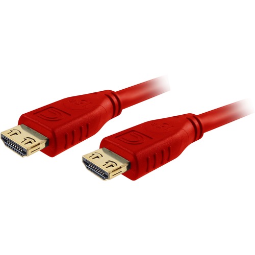 Comprehensive Pro AV/IT High Speed HDMI Cable with ProGrip, SureLength, CL3- Deep Red 3ft - 3 ft HDMI A/V Cable for Audio/Video Device - First End: 1 x HDMI Digital Audio/Video - Male - Second End: 1 x HDMI Digital Audio/Video - Male - Supports up to 4096
