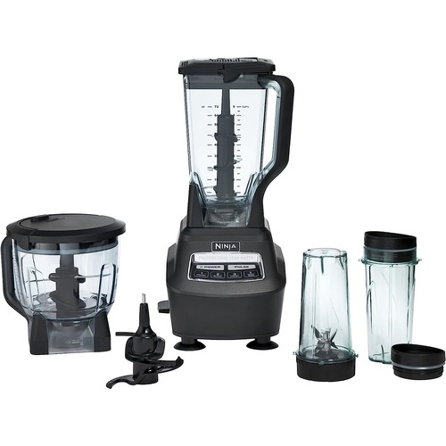 Ninja Mega Kitchen System BL770 Table Top Blender - 1500 W - 2.25 quart - 3 Speed Setting(s) - 4 Blades