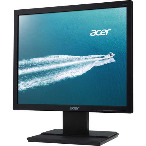 Acer V176L 17" Class SXGA LCD Monitor - 5:4 - Black - 17" Viewable - LED Backlight - 1280 x 1024 - 16.7 Million Colors - 250 Nit - 5 ms - DVI - VGA
