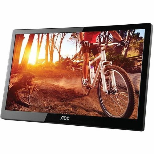 AOC e1659FWU 16" LED USB Powered Portable Monitor with case - 15.6" Viewable - Twisted nematic (TN) - LED Backlight - 1366 x 768 - 16.7 Million Colors - 200 Nit - 5 ms