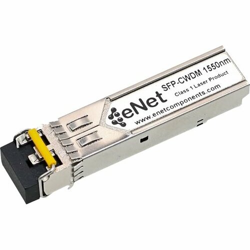 ENET Harmonic Compatible GSF9142-55 TAA Compliant Functionally Identical 1000BASE-CWDM SFP 1550nm 80km Duplex LC Connector