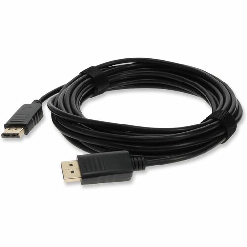AddOn Bulk 5 Pack 20ft (6M) DisplayPort Cable - Male to Male - 20 ft DisplayPort A/V Cable for Audio/Video Device - First End: 1 x DisplayPort Digital Audio/Video - Male - Second End: 1 x DisplayPort Digital Audio/Video - Male - Black - 5