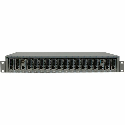 Omnitron Systems miConverter 18-Module 24VDC Powered Chassis