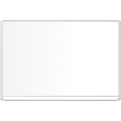 MasterVision White Series - 47.2" (3.9 ft) Width x 35.4" (3 ft) Height - White Lacquered Steel Surface - White Aluminum Frame - Rectangle - 1 Each - Dry-Erase Boards - BVCMVI050205