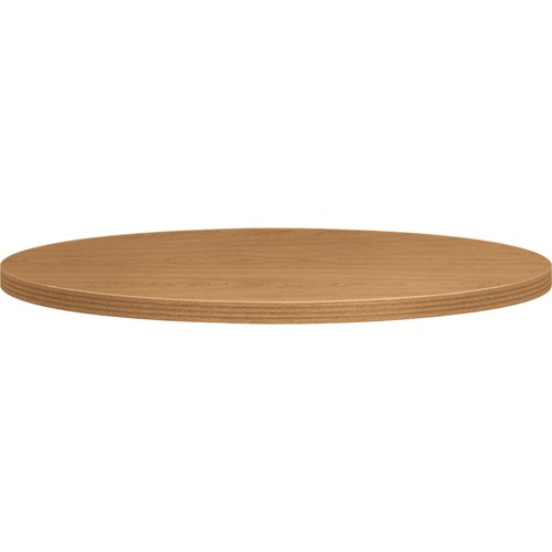 HON Harvest Round Laminate Table Top - For - Table TopHarvest Round, Laminated Top x 1" Table Top Thickness x 42" Table Top Diameter - Conferencing - Particleboard - 1 Each