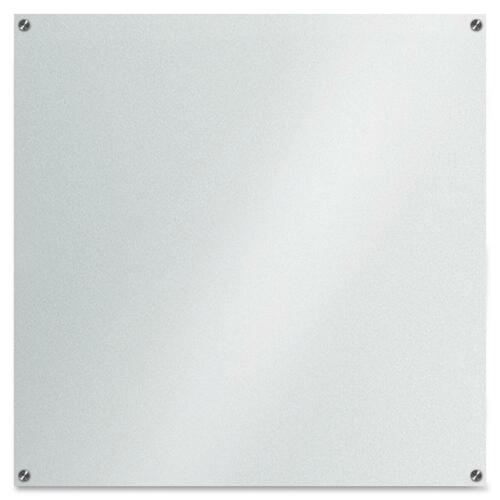 Lorell Dry-Erase Glass Board - 42" (3.5 ft) Width x 42" (3.5 ft) Height - Frost Glass Surface - Square - Mount - Assembly Required - 1 Each - Dry-Erase Boards - LLR52501