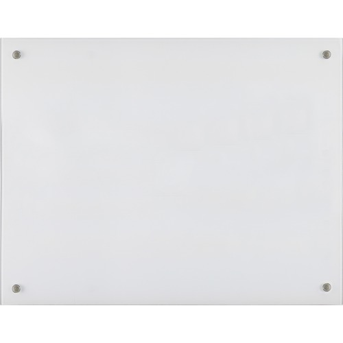 Lorell Dry-Erase Glass Board - 48" (4 ft) Width x 36" (3 ft) Height - Frost Glass Surface - Rectangle - Mount - Assembly Required - 1 Each - Dry-Erase Boards - LLR52502