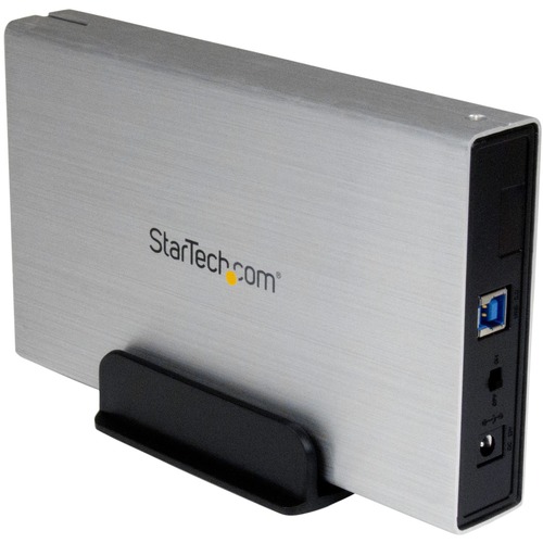 StarTech.com 3.5in Silver USB 3.0 External SATA III Hard Drive Enclosure with UASP â€" Portable External HDD - Turn a 3.5" SATA Hard Drive or Solid State Drive into a UASP supported USB 3.0 External Hard Drive - 3.5 HDD Enclosure - 3.5 SATA Har